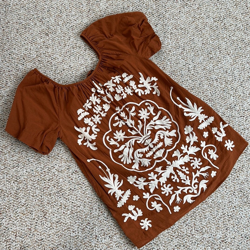 Free people burnt orange dress 🧡
